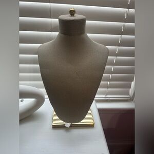 Stylish Tan Necklace Display Stand